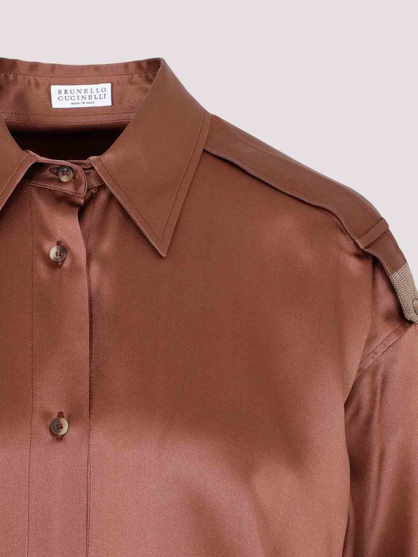 Hemd - Braun shop online: BRUNELLO CUCINELLI