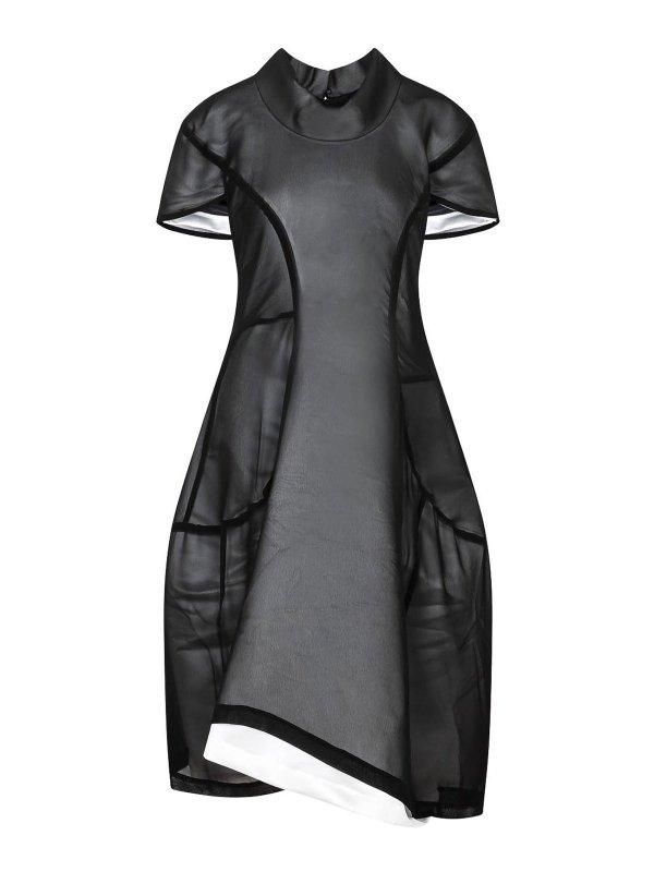 COMME DES GARCONS: ショートドレス - ショートドレス - 黒