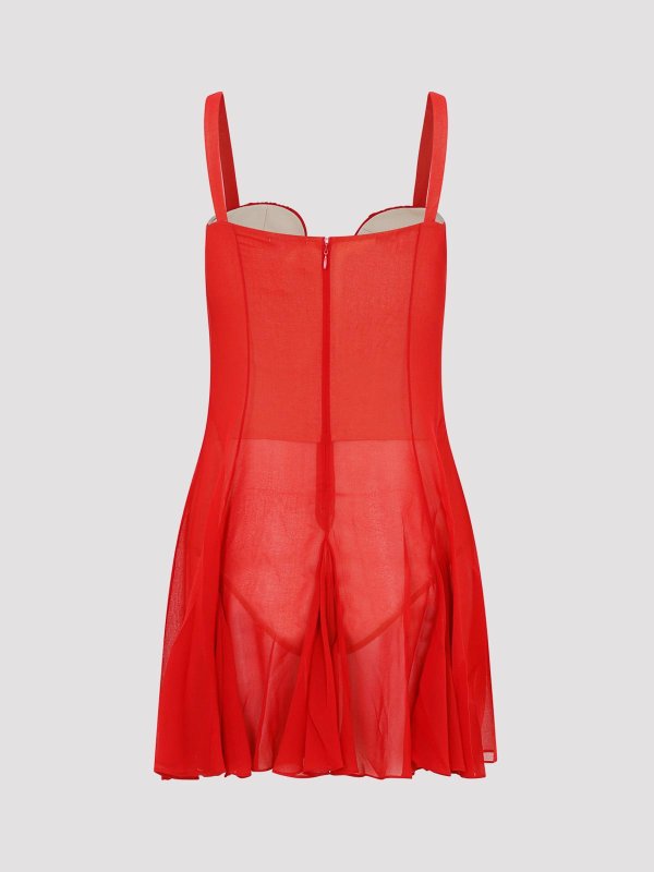NENSI DOJAKA: ショートドレス online - ショートドレス - 赤