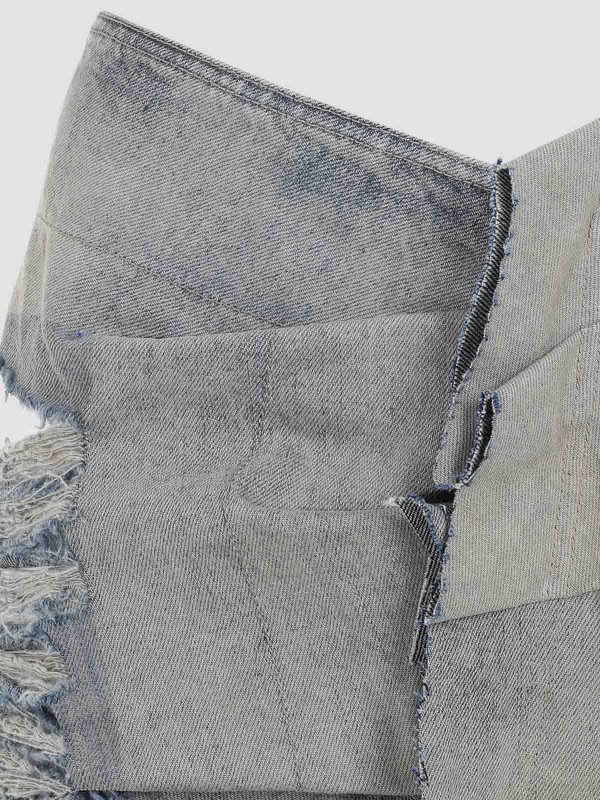 膝丈/ミディスカート - ブルー shop online: RICK OWENS