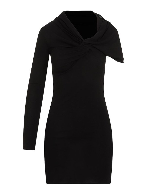 SAINT LAURENT: short dresses - Viscose Mini Dress