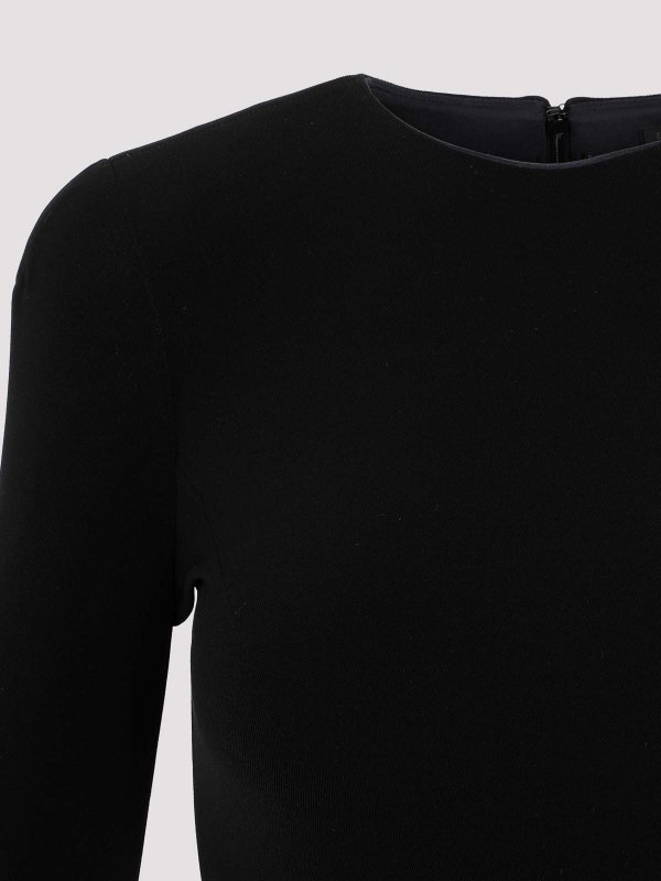 膝丈ドレス - 黒 Replica 
online: BALENCIAGA