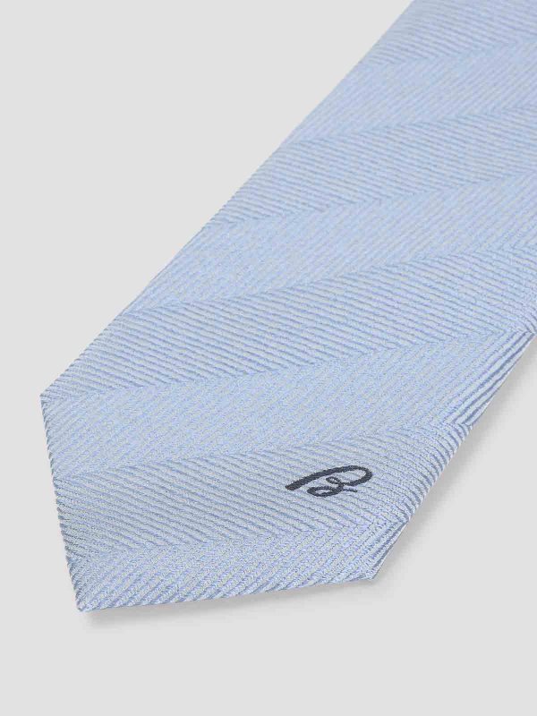 BRIONI: Corbatas y pajaritas online - Corbata - Azul