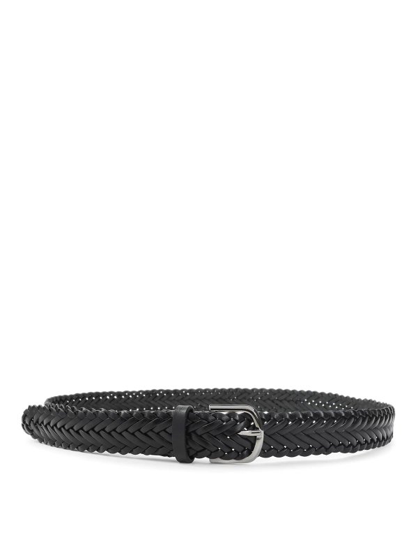 GIORGIO ARMANI: Cinturones - Cinturón - Negro