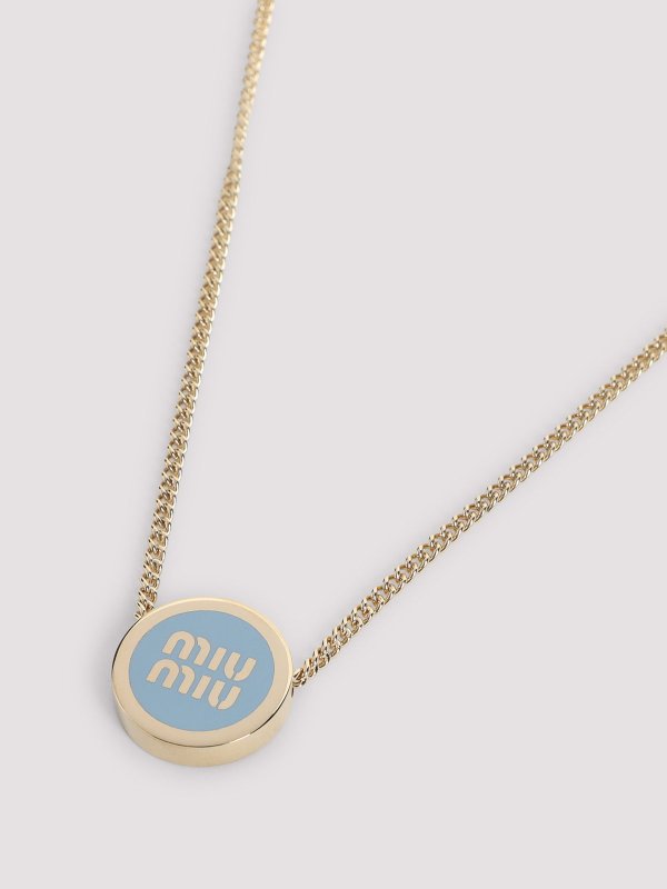 MIU MIU: Necklaces & Chokers online - Brass Necklace