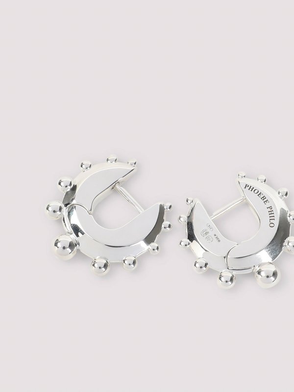 The Best Shops PHOEBE PHILO: Ohrringe - Ohrring - Silber