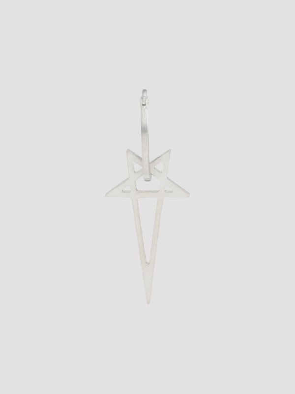 The Best Shops RICK OWENS: Pendientes - Pendientes - Oro Blanco