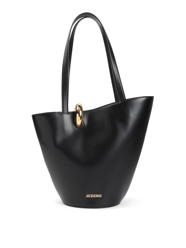 JACQUEMUS: Handtaschen - Shopper - Schwarz