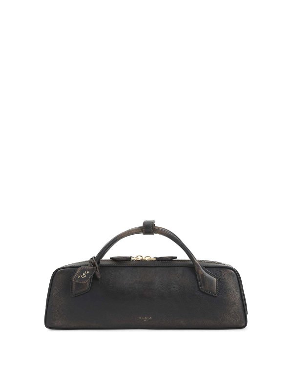 Alaïa: クラッチバッグ - クラッチバッグ - ブラウン