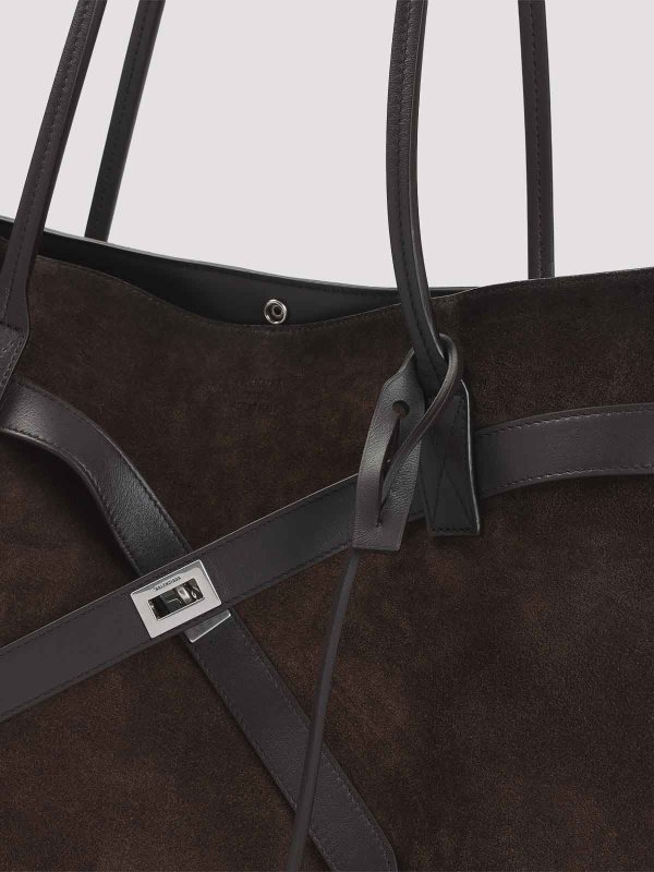 The Best Shops BALENCIAGA: ショルダーバッグ - ショルダーバッグ - ブラウン