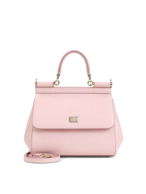 DOLCE & GABBANA: クロスボディバッグ - クロスボディバッグ - ピンク