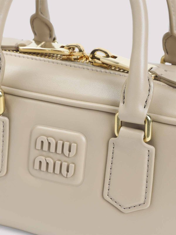 The Best Shops MIU MIU: totes bags - Arcadie Calf Leather Handbag