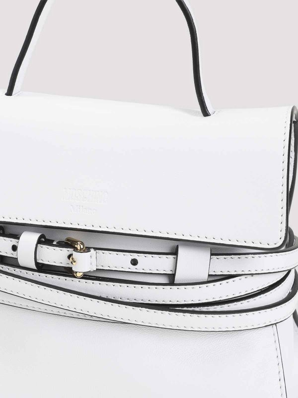 The Best Shops MOSCHINO: ショルダーバッグ - ショルダーバッグ - 白