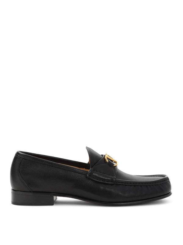 VALENTINO GARAVANI: ロファー＆スリッパ - ローファー - 黒