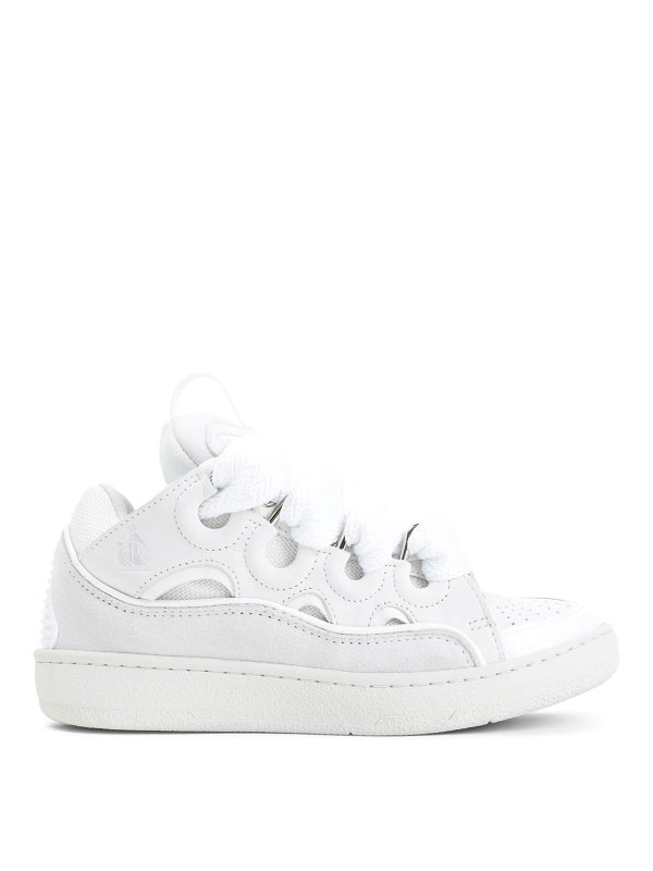 LANVIN: Chaussures de sport - Baskets - Blanc