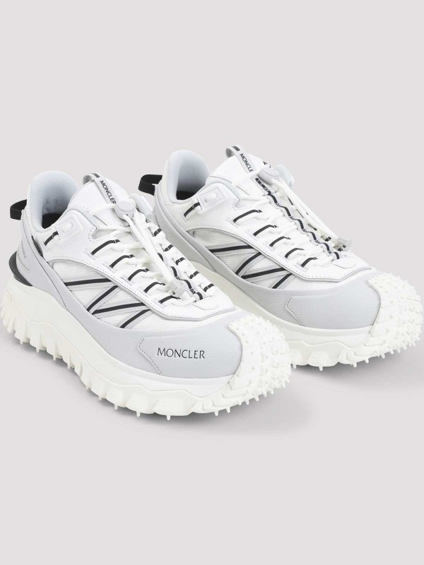 The Best Shops MONCLER: Chaussures de sport - Baskets - Gris Clair