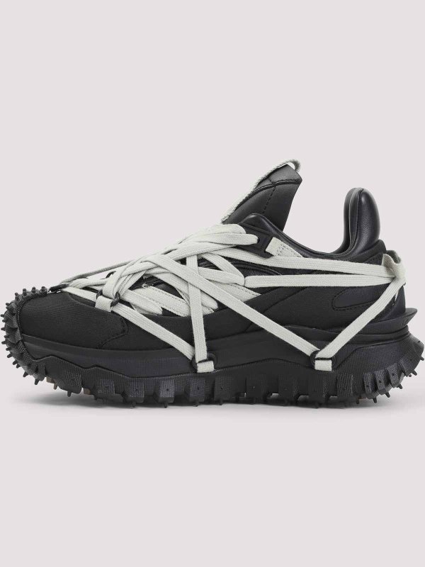 MONCLER: Chaussures de sport online - Baskets - Noir