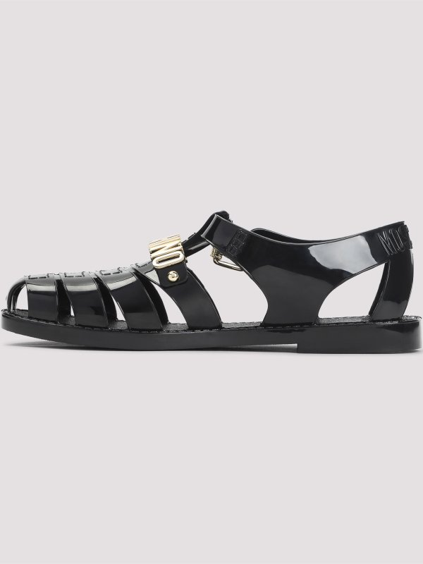 MOSCHINO: サンダル online - サンダル - 黒