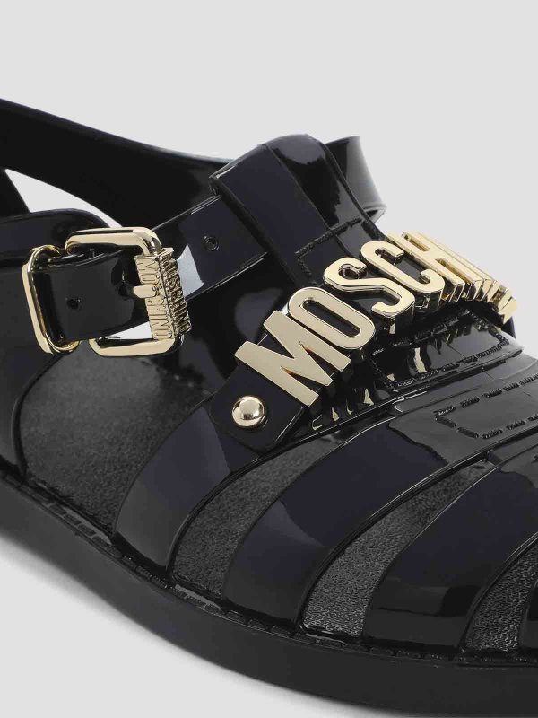 サンダル - 黒 shop online: MOSCHINO