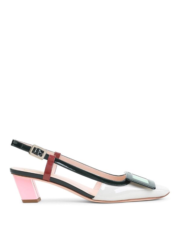 ROGER VIVIER: court shoes - Bv Lacquered Buckle 45 Pumps