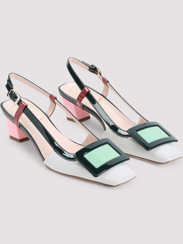 The Best Shops ROGER VIVIER: court shoes - Bv Lacquered Buckle 45 Pumps