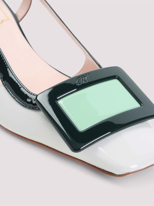 Bv Lacquered Buckle 45 Pumps Replica 
online: ROGER VIVIER