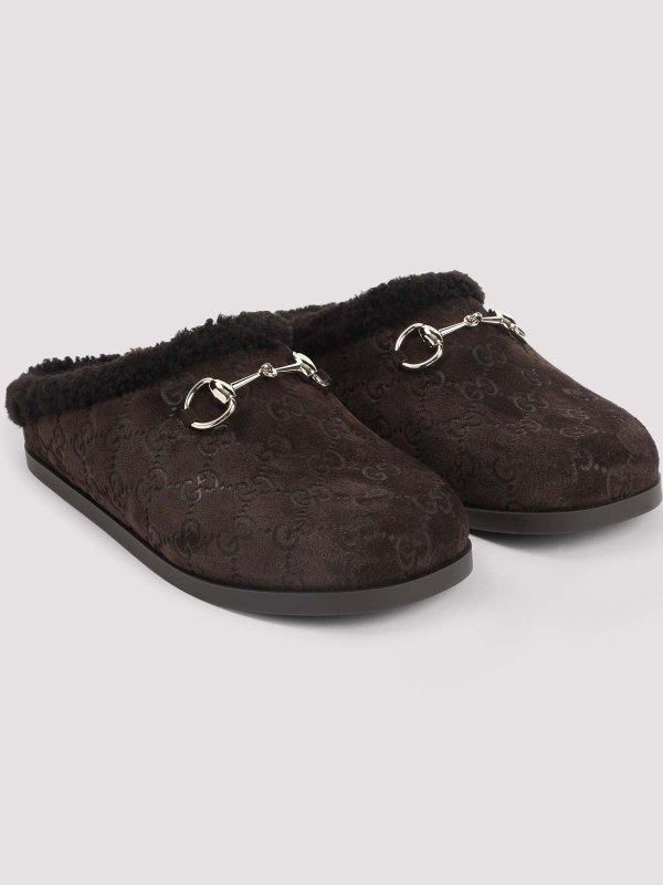 The Best Shops GUCCI: mules shoes - Suede Leather Mules