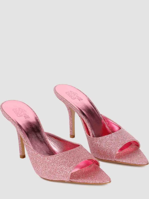 The Best Shops GIA BORGHINI: Zapatos chinelas - Chinelas - Plata