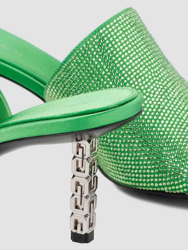 ミュール - 緑 shop online: GIVENCHY