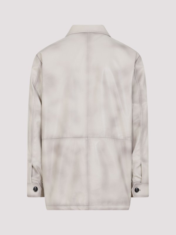 KITON: leather jacket online - Lamb Leather Jacket