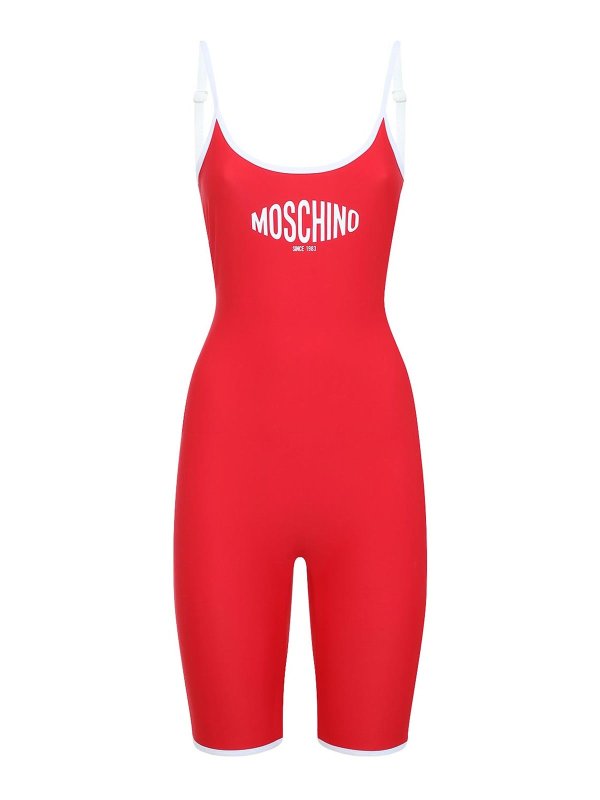 MOSCHINO: Badeanzüge - Badeanzug - Rot