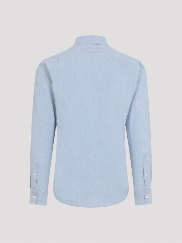 POLO RALPH LAUREN: シャツ online - シャツ - ミディアムウォッシュ