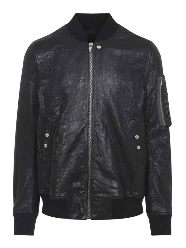 RICK OWENS: bombers - Classic Flight Jacket