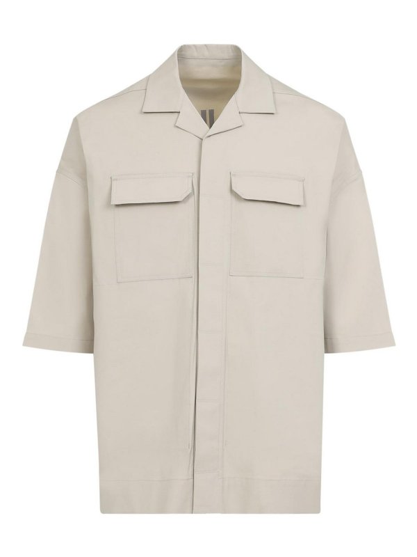 RICK OWENS: Hemden - Hemd - Beige