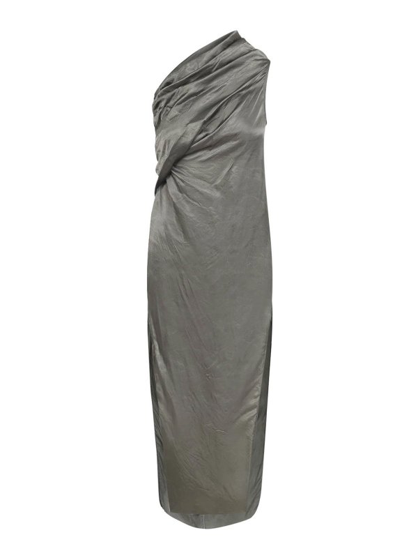 RICK OWENS: ニーレングスドレス - 膝丈ドレス - グレー