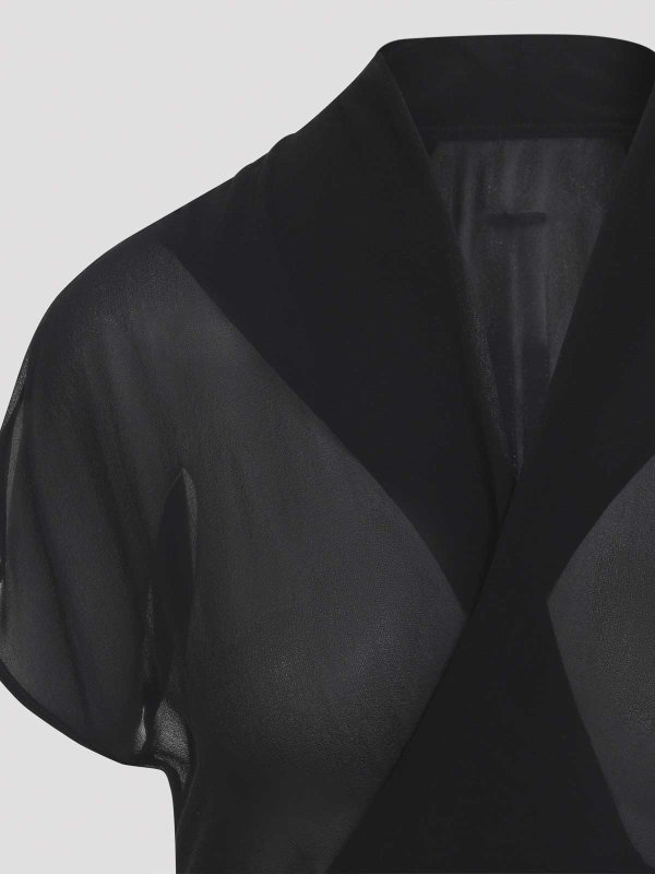 The Best Shops RICK OWENS: Tops & Tank tops - Wrap Ss Top