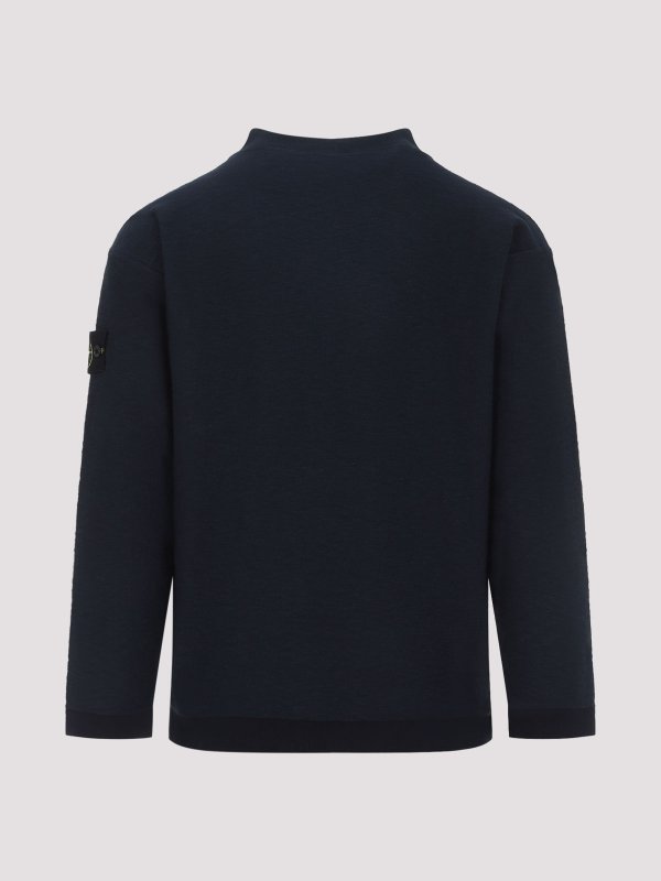 STONE ISLAND: クルーネック online - クルーネック - ダークブルー