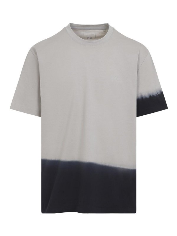 Y-3: Camisetas - Camiseta - Marrón
