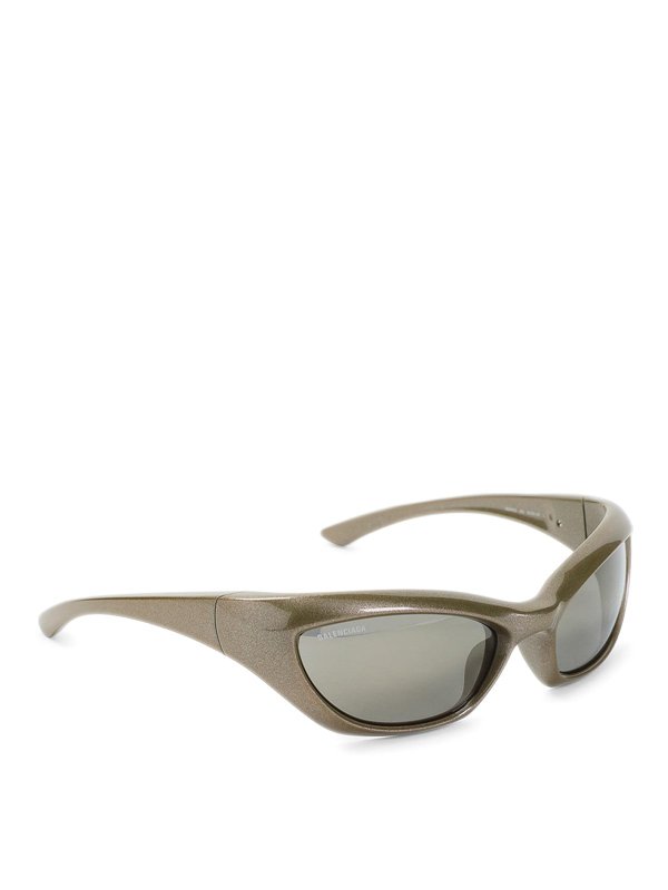 BALENCIAGA: サングラス - サングラス - 緑