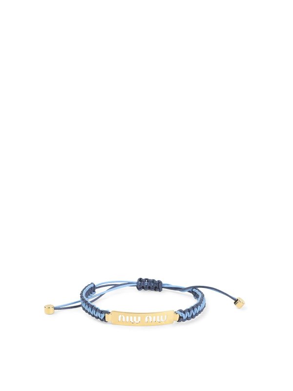 MIU MIU: Bracelets & Bangles - Cord Bracelet