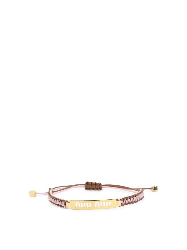 MIU MIU: Bracelets & Bangles - Cord Bracelet