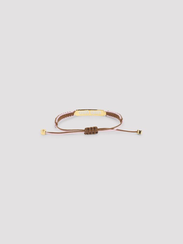 MIU MIU: Bracelets & Bangles online - Cord Bracelet