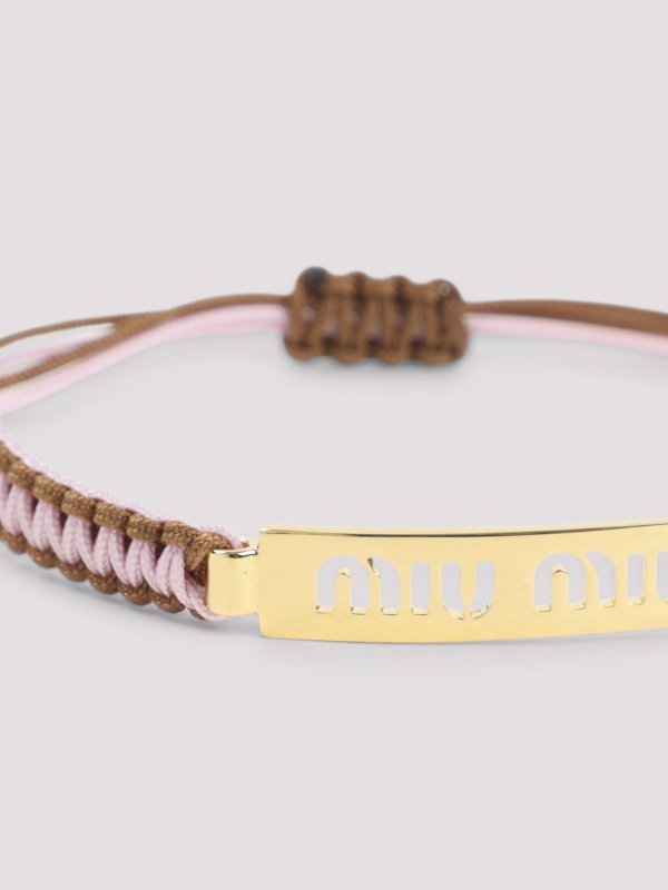 The Best Shops MIU MIU: Bracelets & Bangles - Cord Bracelet