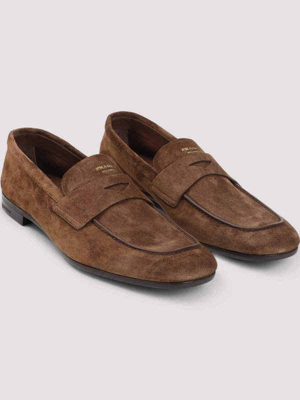 The Best Shops PRADA: Loafers & Slippers - Calf Leather Loafers