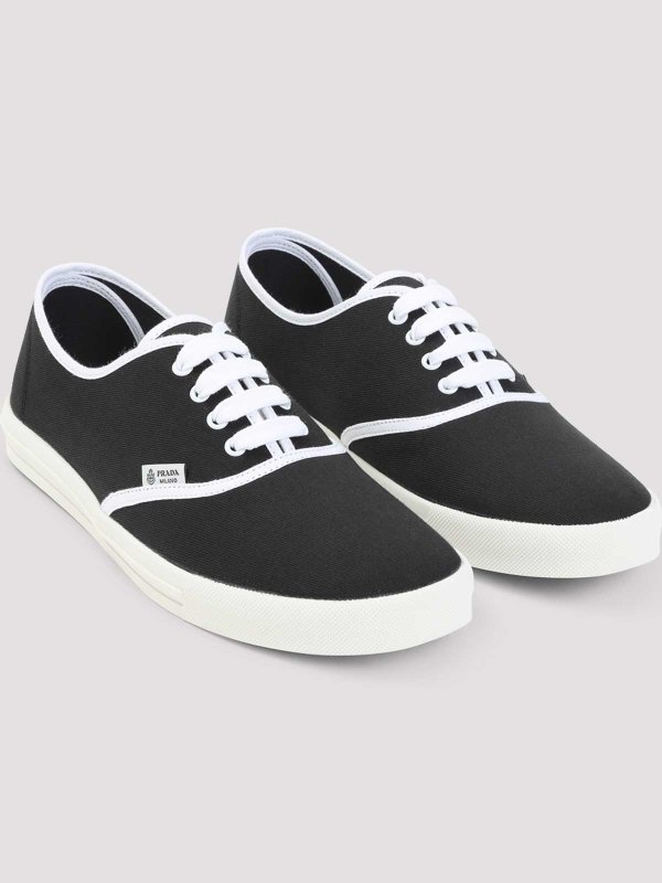 The Best Shops PRADA: trainers - Cotton Sneakers