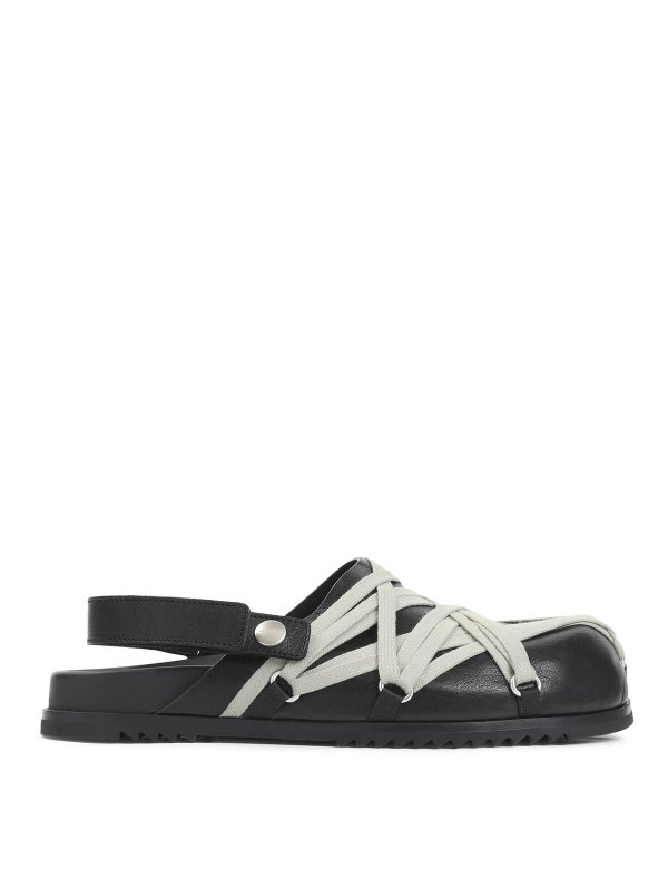 RICK OWENS: ミュール - ミュール - 黒