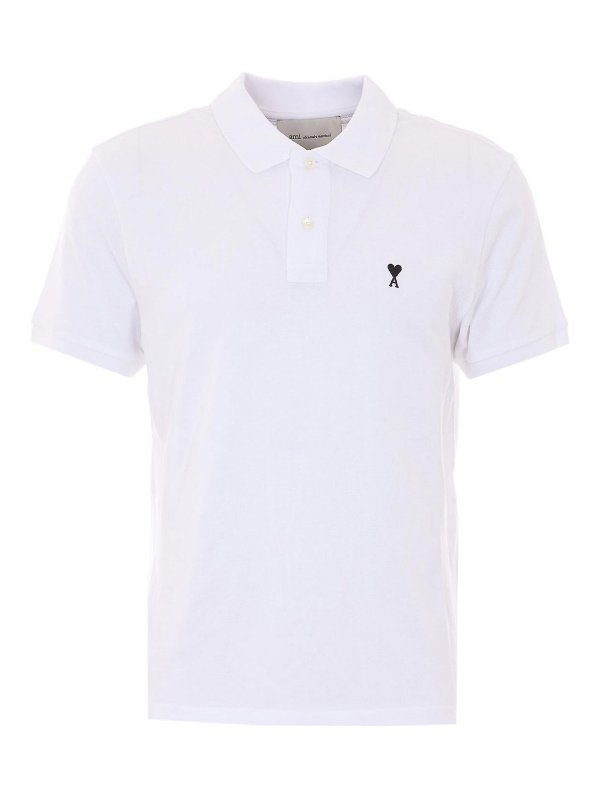 AMI PARIS: Polos - Polo - Blanco