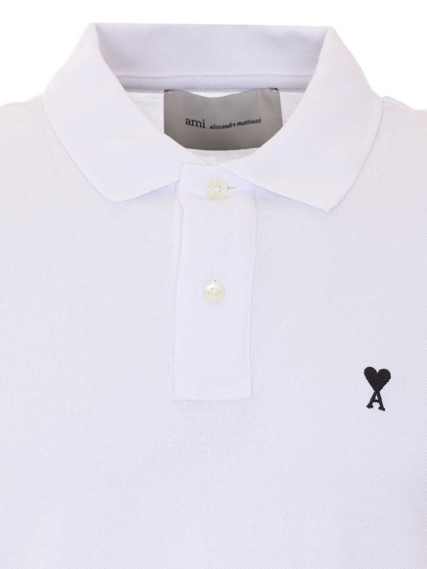 Polo - Blanco shop online: AMI PARIS