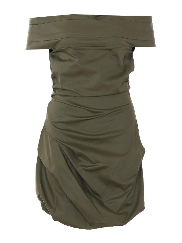 ANIYE BY: ニーレングスドレス - 膝丈ドレス - 緑