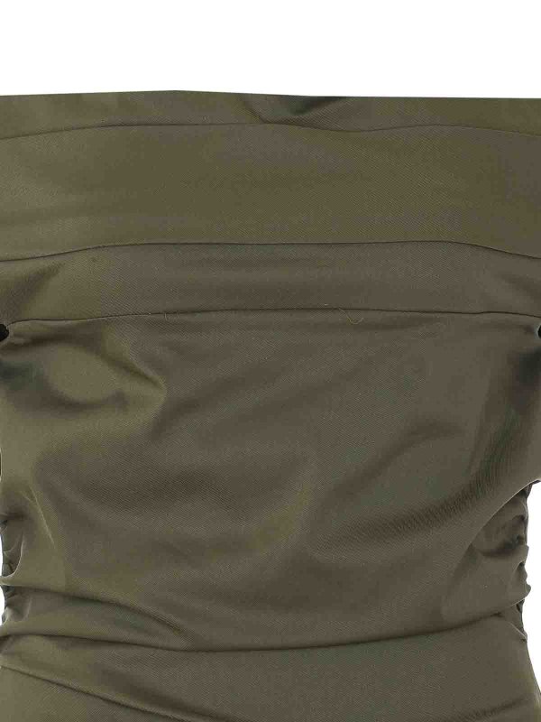 膝丈ドレス - 緑 shop online: ANIYE BY